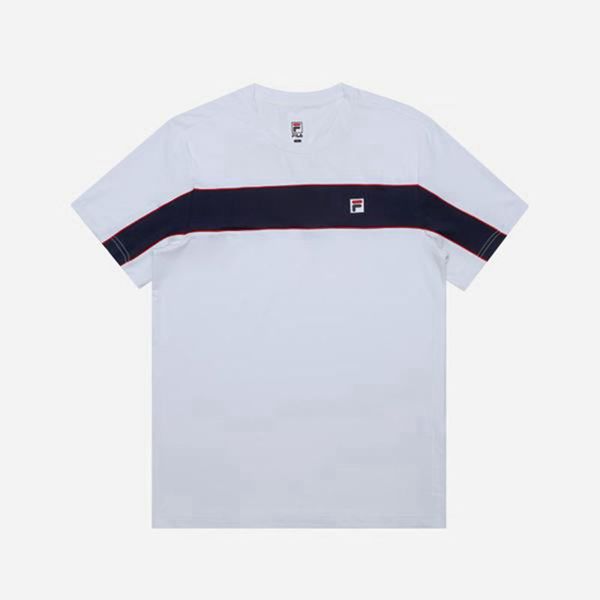 Camisetas Fila Mulher Branco - Fila Line Functional S/S En Portugal,HYOR-97632